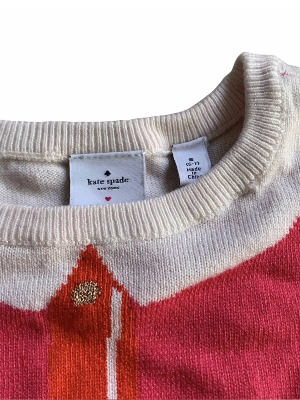 Kate Spade x Gap Faux Cardigan Sweater Size 6/7